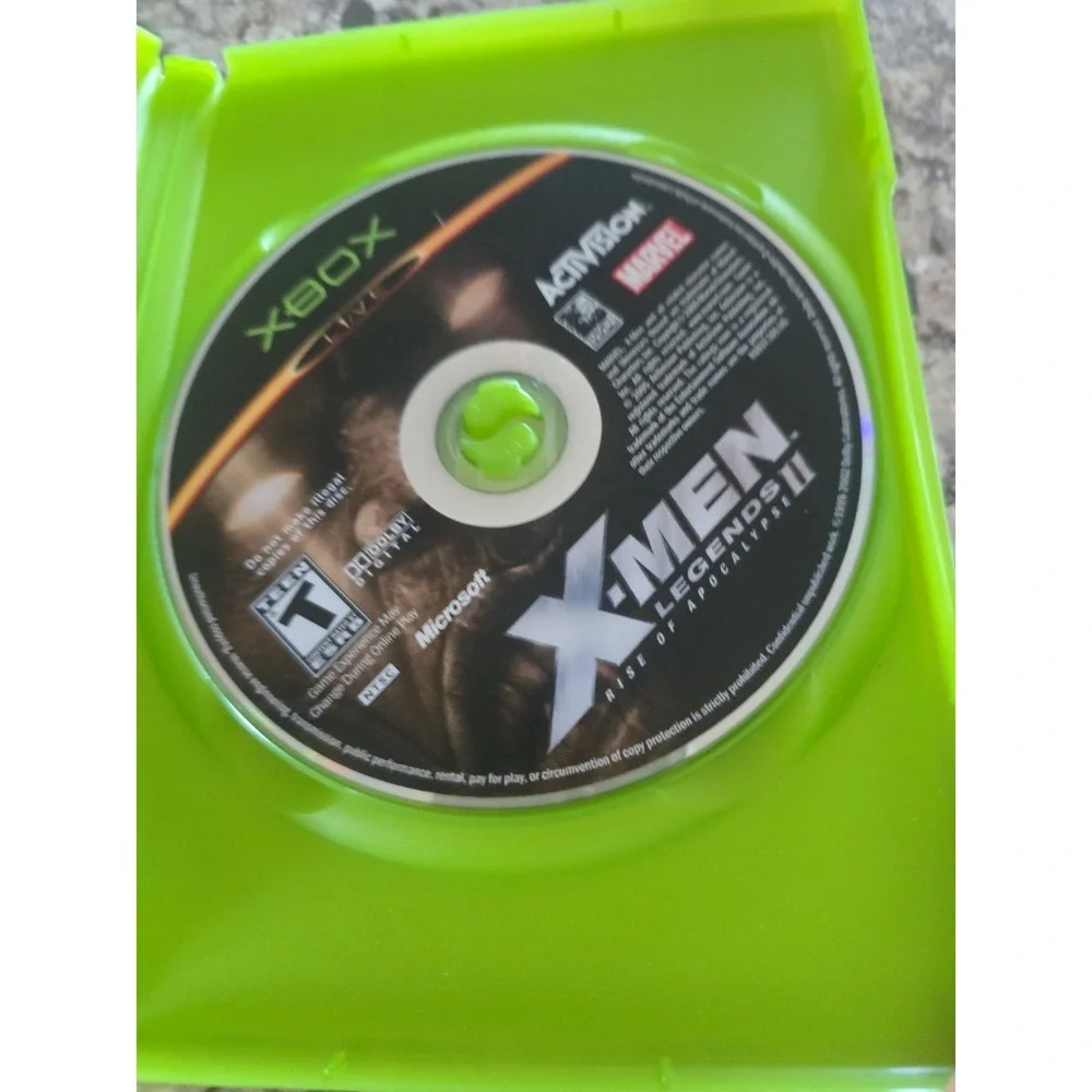X-Men Legends II: Rise of Apocalypse (Microsoft Xbox, 2005) CIB W/ Manual Tested